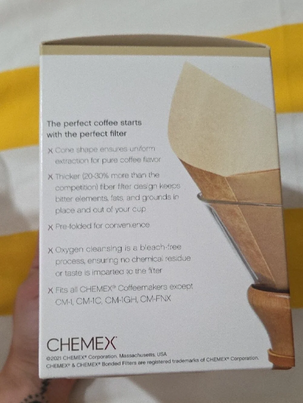 Chemex Pour-Over Glass Coffee Maker with Wood Collar And Acccesories